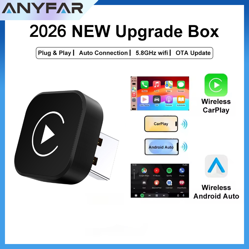 Smartwatch Universal - 2026 Wireless CarPlay Adapter 2-in-1 Wired