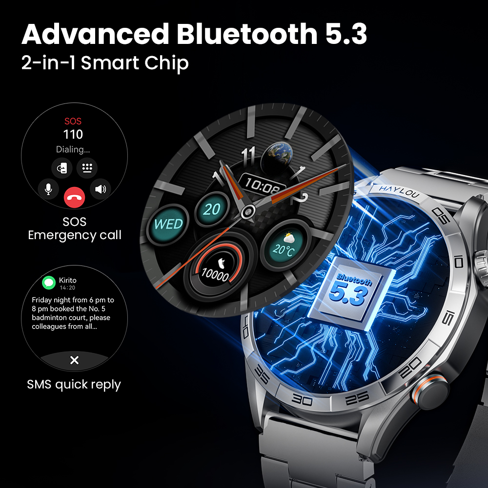 HAYLOU Solar 5 Voice Calling S - đánh giá và giá Smartwatch X12