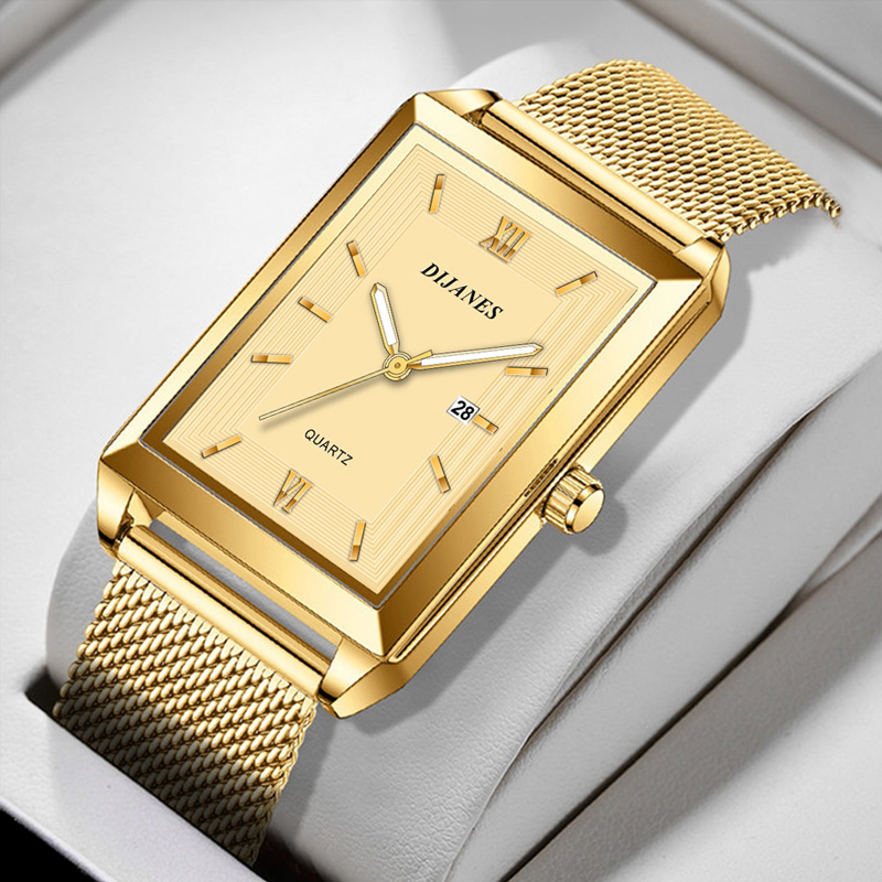 Men's Calendar Date Sport & Le - đánh giá và giá Stainless Mesh Band