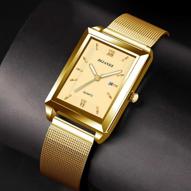 Men's Calendar Date Sport & Le - đánh giá và giá Stainless Mesh Band