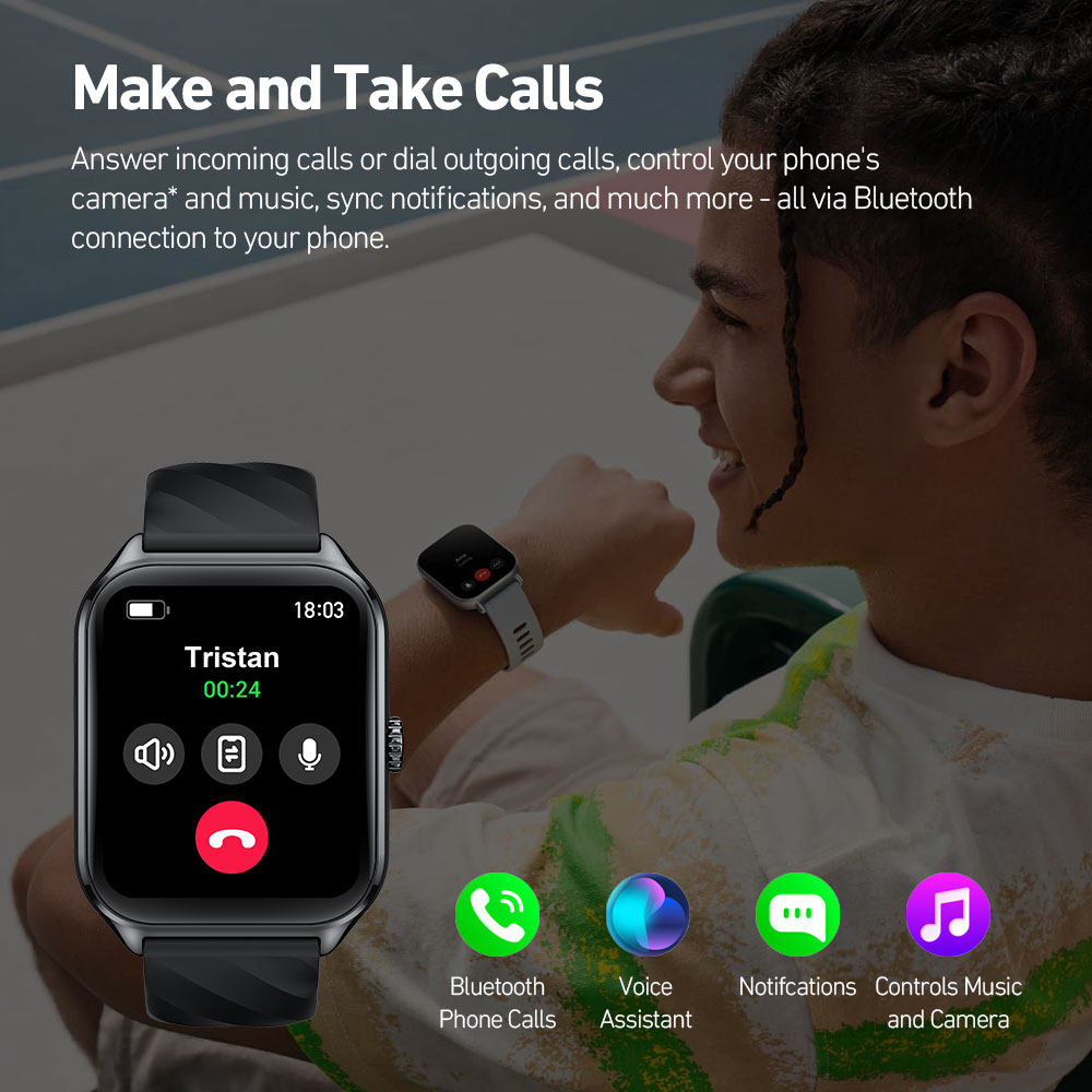New Zeblaze GTS 4 Voice Callin - đánh giá và giá Smartwatch X12