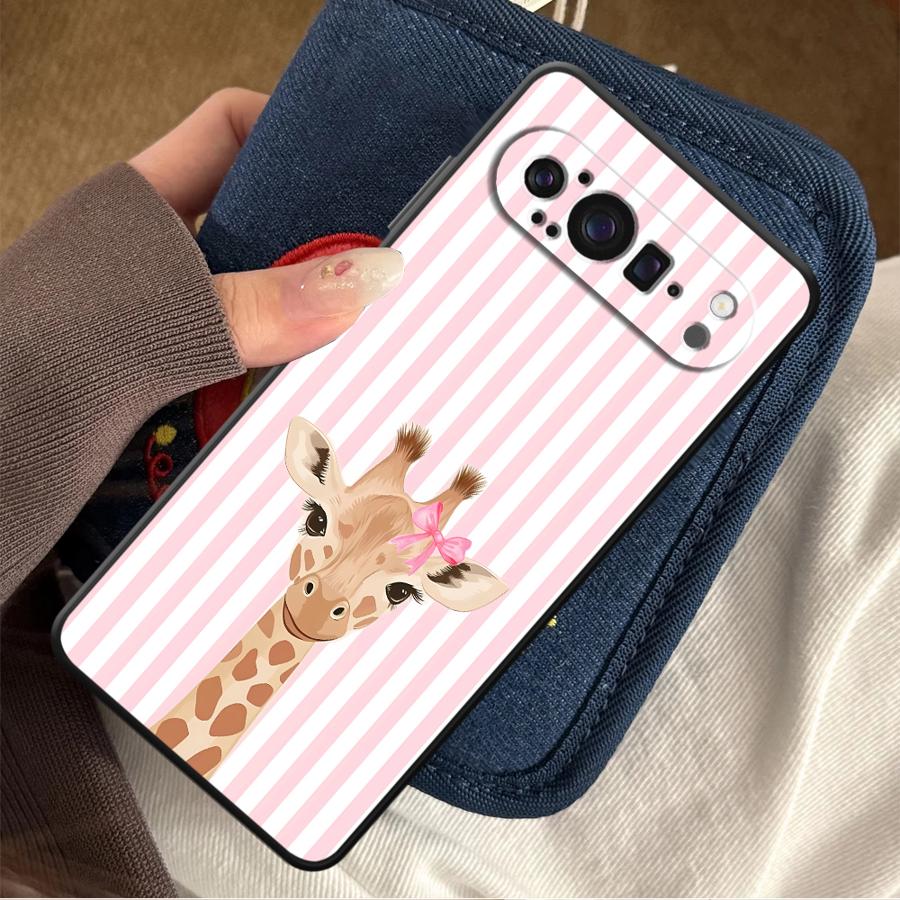 Cartoon Giraffe Funda Phone Co - đánh giá và giá Google Pixel 8A