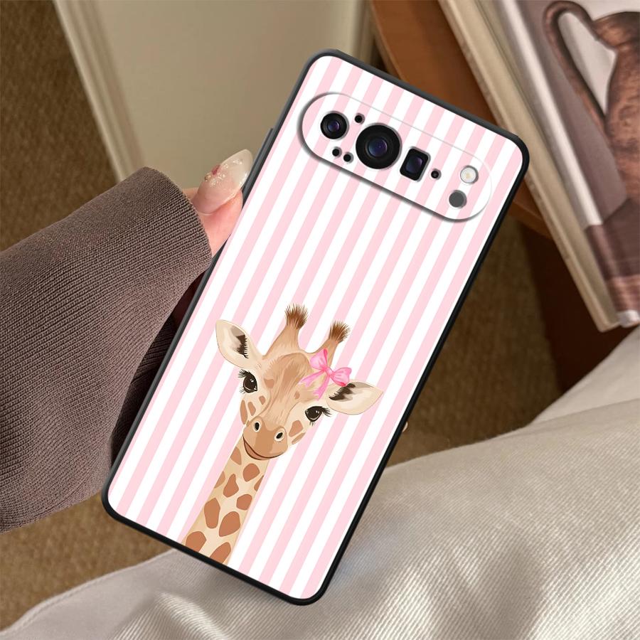 Cartoon Giraffe Funda Phone Co - đánh giá và giá Google Pixel 8A