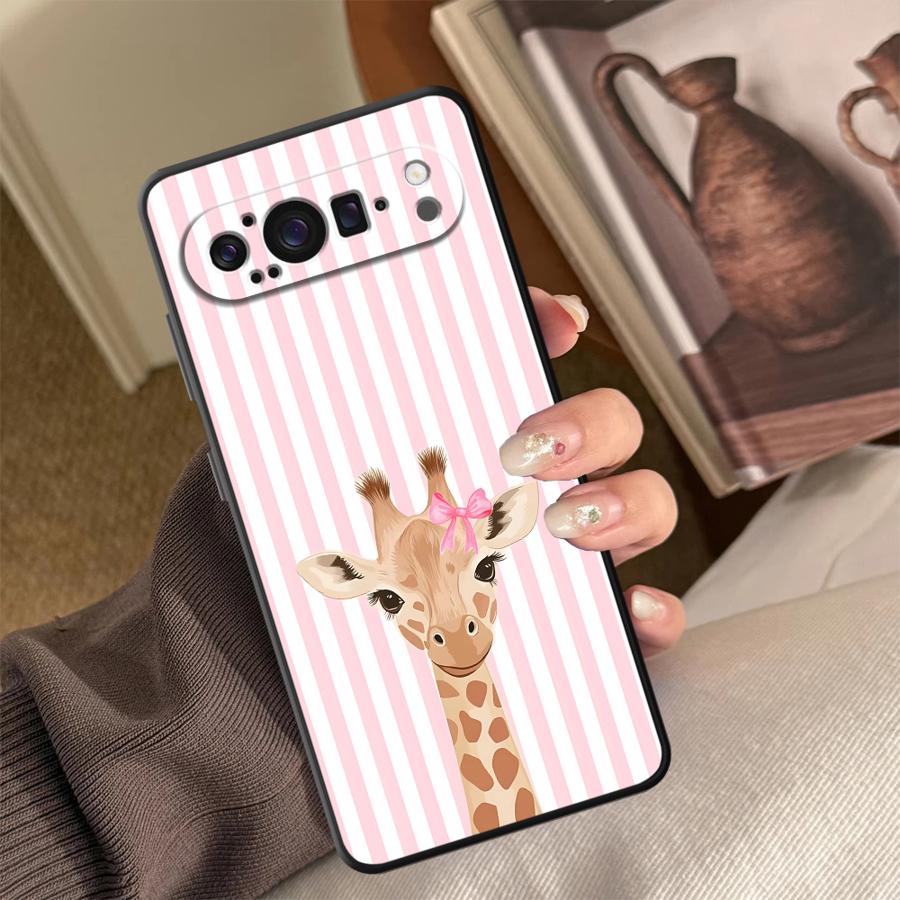 Cartoon Giraffe Funda Phone Co - đánh giá và giá Google Pixel 8A