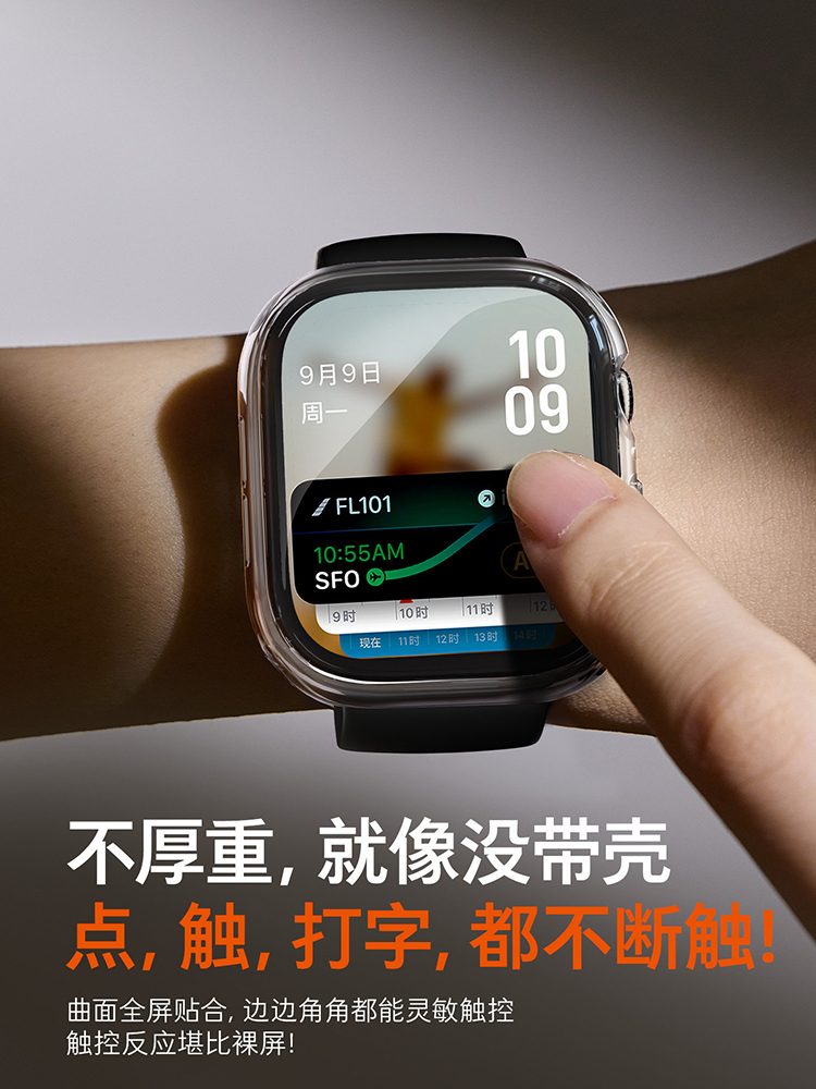 2pcs Tempered Glass Case For A - đánh giá và giá Apple Smartwatch Accessories