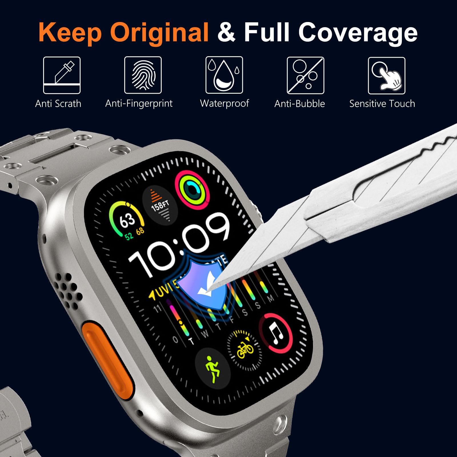 Tempered Glass for Apple Watch - đánh giá và giá Apple Smartwatch Accessories