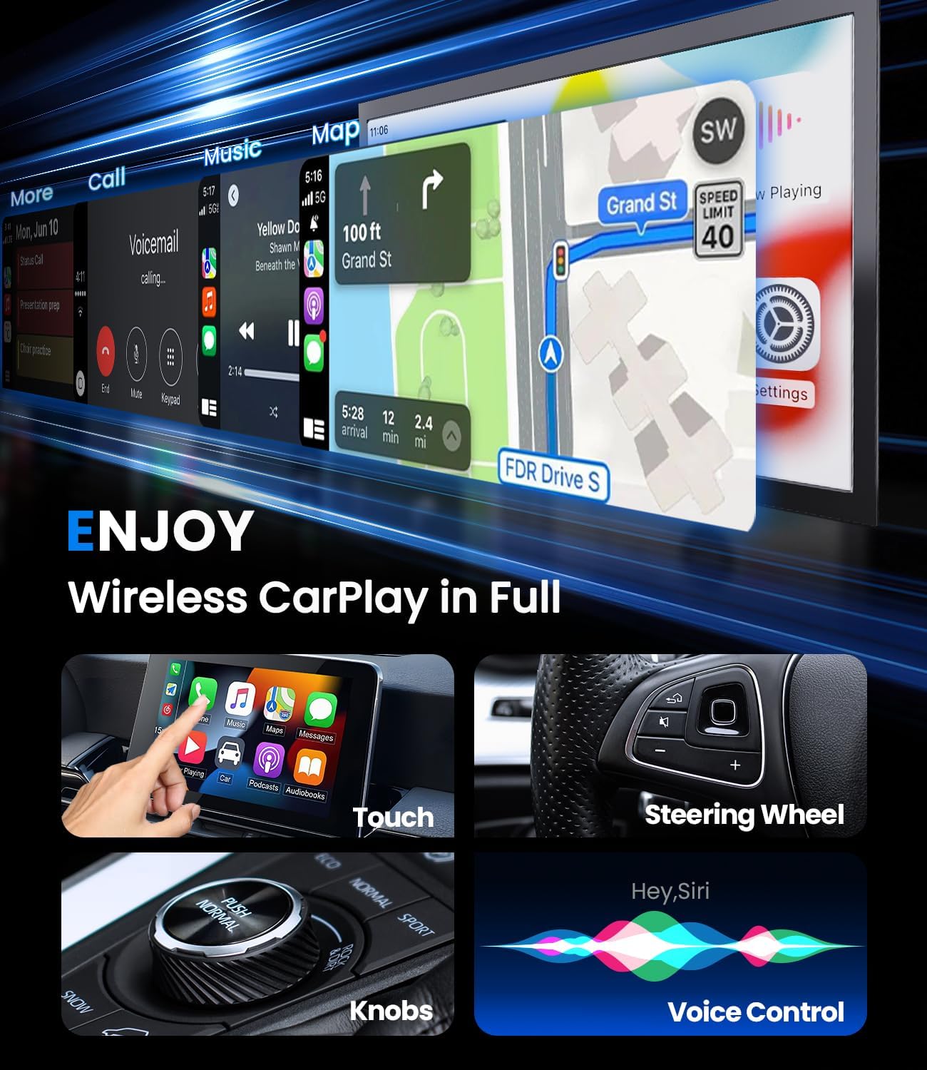 New Wireless CarPlay Android A - đánh giá và giá Smartwatch Universal