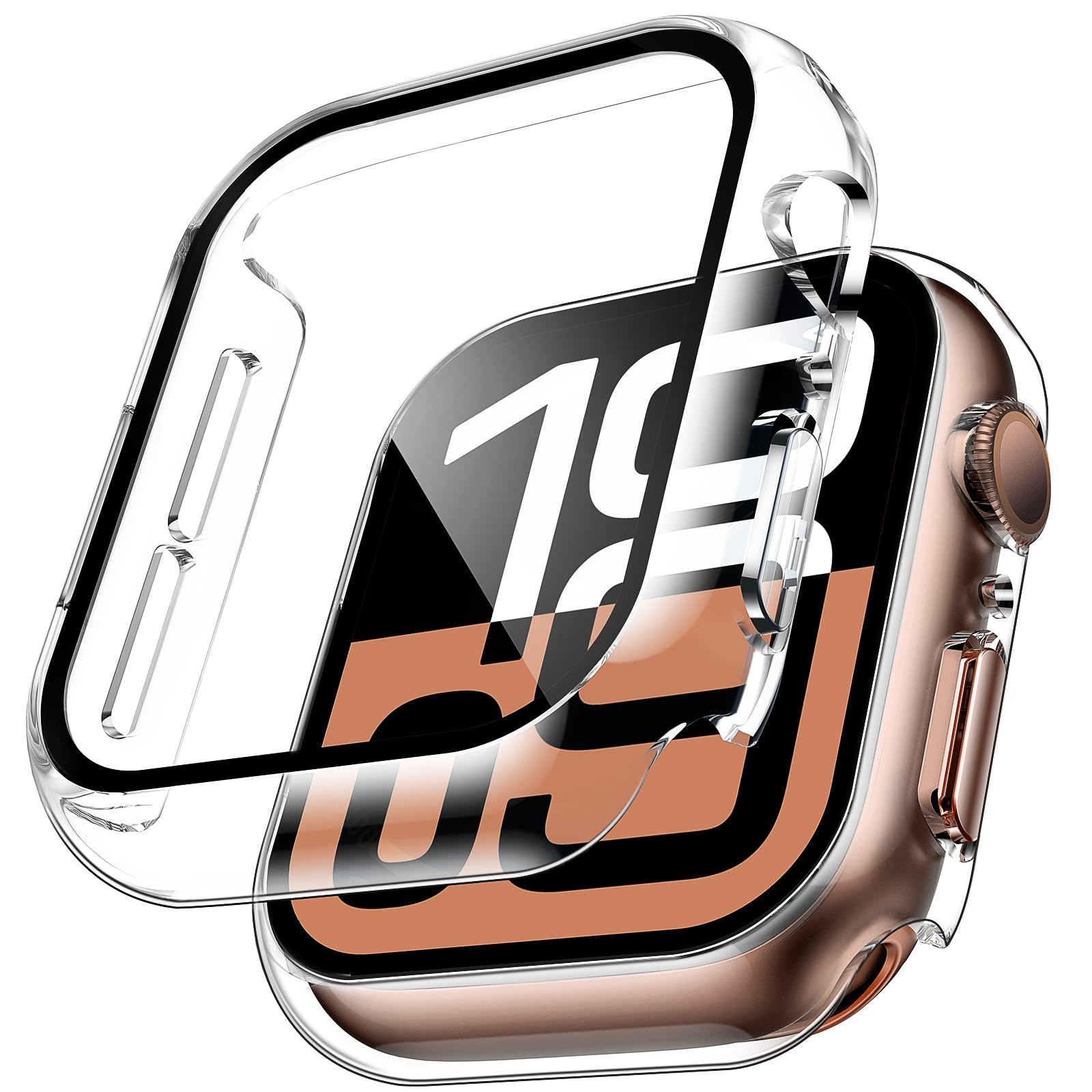 2pcs Tempered Glass Case For A - đánh giá và giá Apple Smartwatch Accessories