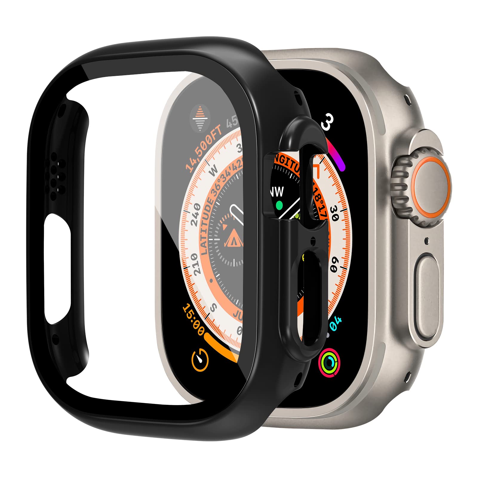 Glass+case For Apple Watch Ult - đánh giá và giá Apple Smartwatch Accessories