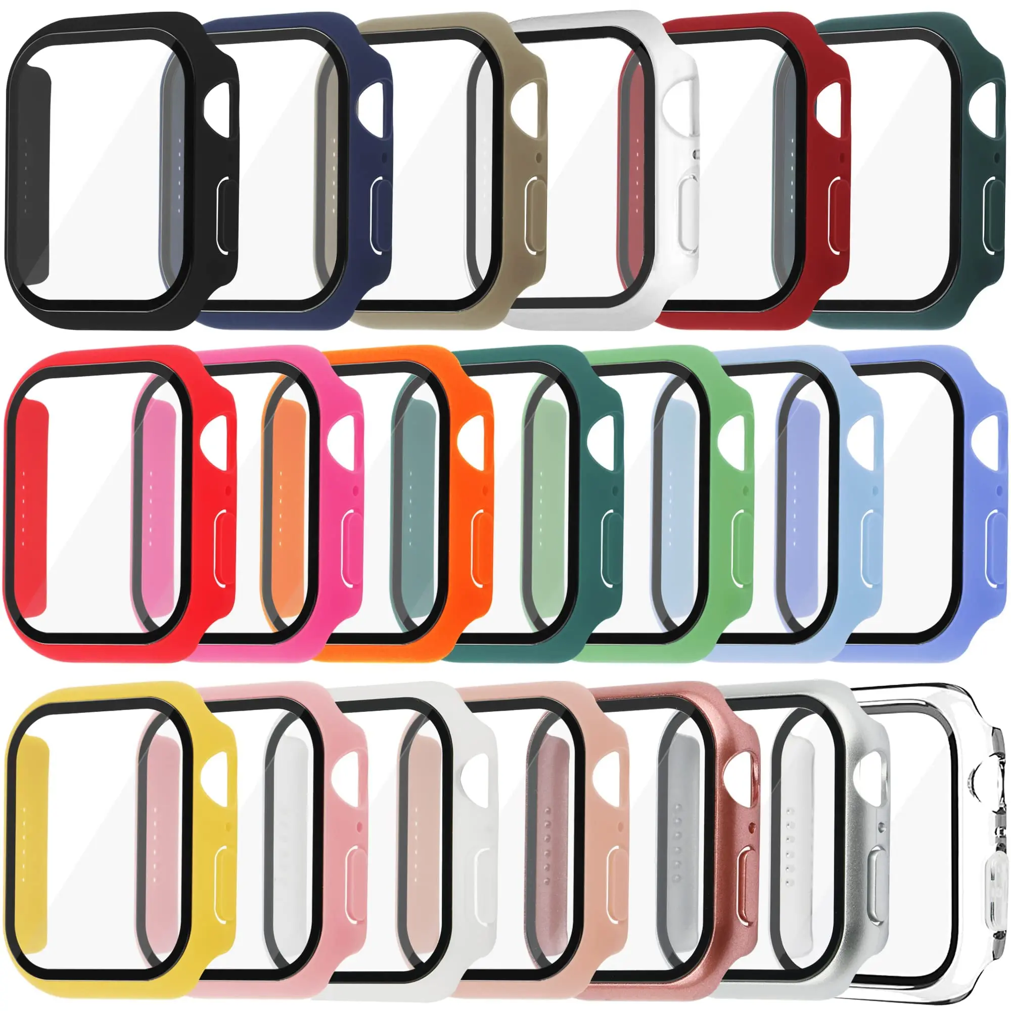 Tempered Glass+Cover For Apple - đánh giá và giá Apple Smartwatch Accessories