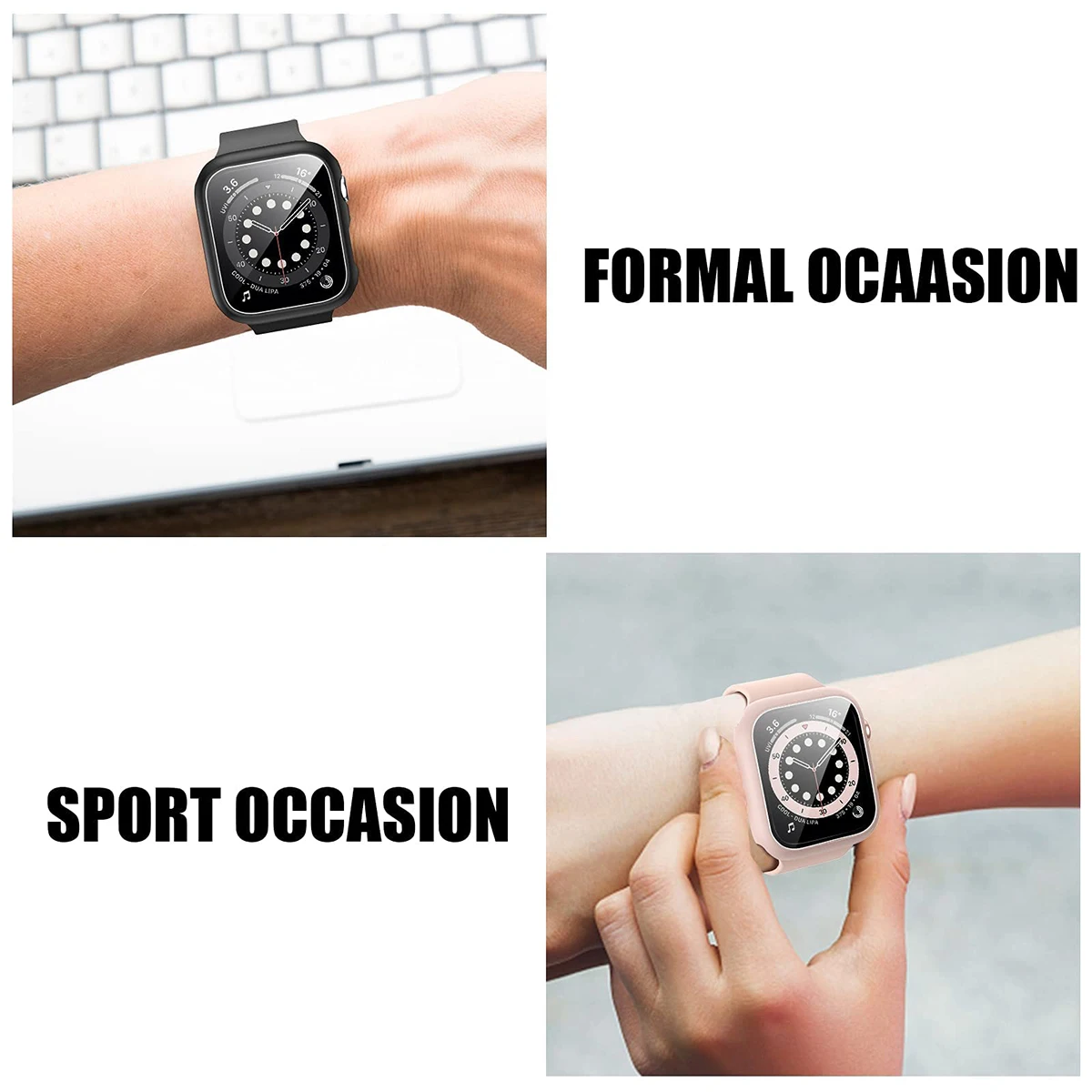 Tempered Glass+Cover For Apple - đánh giá và giá Apple Smartwatch Accessories