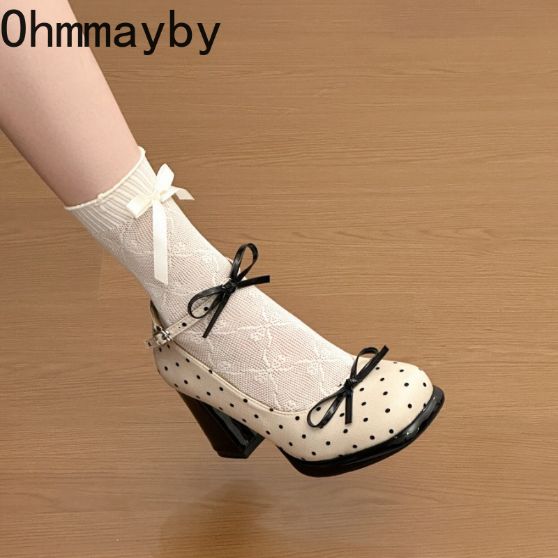 Platform Thick Heel Women Mary - đánh giá và giá Leather Classic Strap