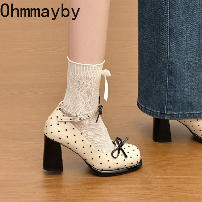 Platform Thick Heel Women Mary - đánh giá và giá Leather Classic Strap