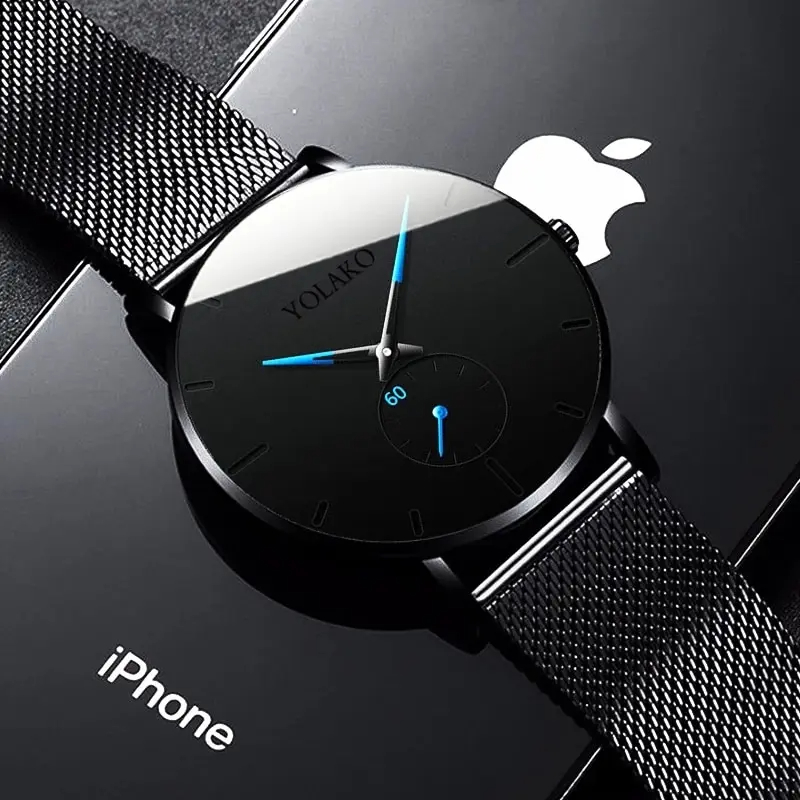 YOLAKO Mens Fashion Minimalist - đánh giá và giá Stainless Mesh Band