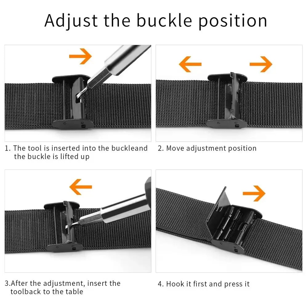 Metal Bands for Fitbit Versa 4 - đánh giá và giá Stainless Mesh Band