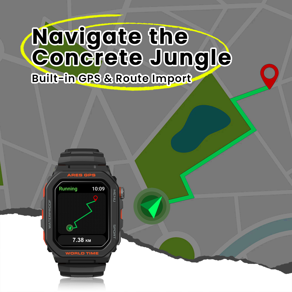 New Zeblaze Ares GPS Smart Wat - đánh giá và giá Smartwatch X