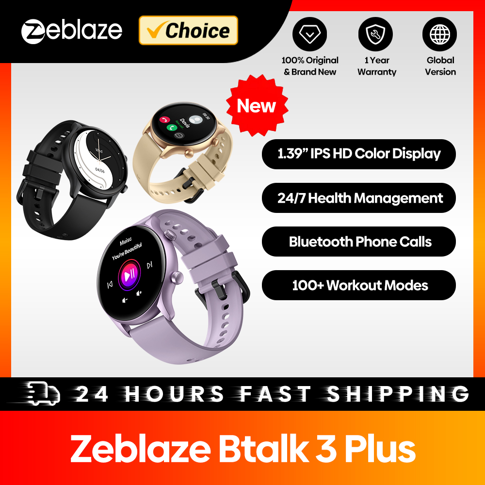 New Zeblaze Btalk 3 Plus Voice - đánh giá và giá Smartwatch X12