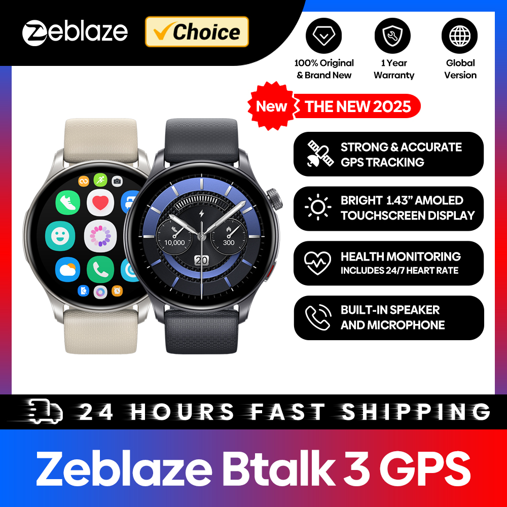 New Zeblaze Btalk 3 GPS Smartw - đánh giá và giá Smartwatch X