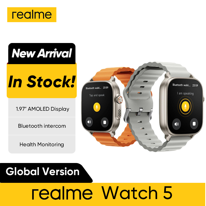 Global Version realme watch 5  - đánh giá và giá Smartwatch X12