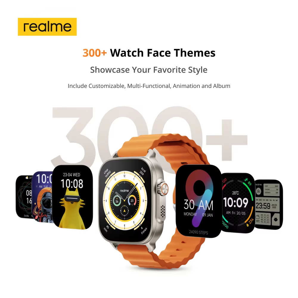 Global Version realme watch 5  - đánh giá và giá Smartwatch X12