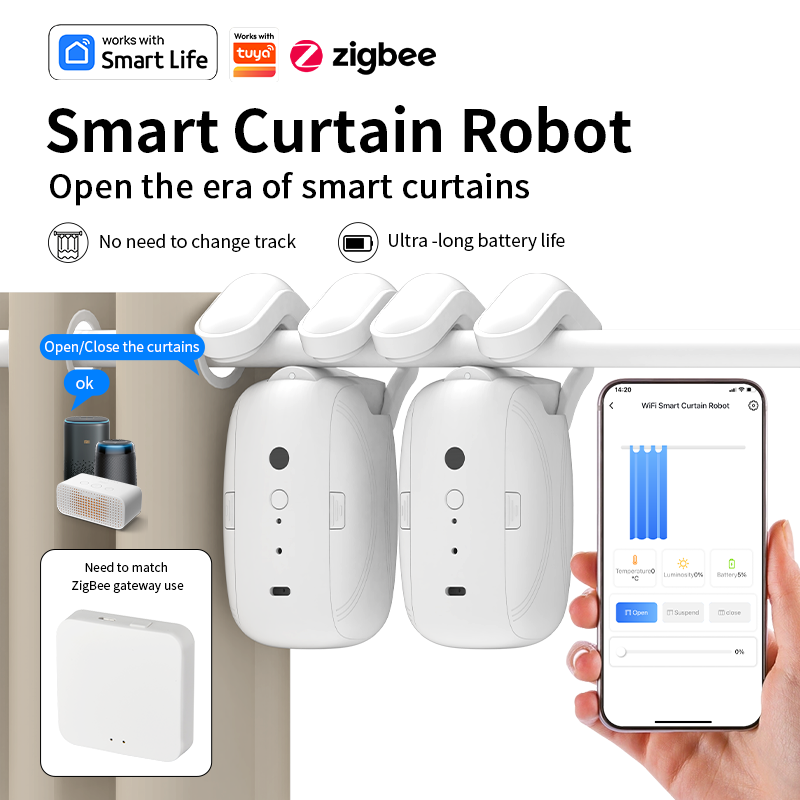 Zigbee Smart Curtain Driver Ro - đánh giá và giá Smart Accessories