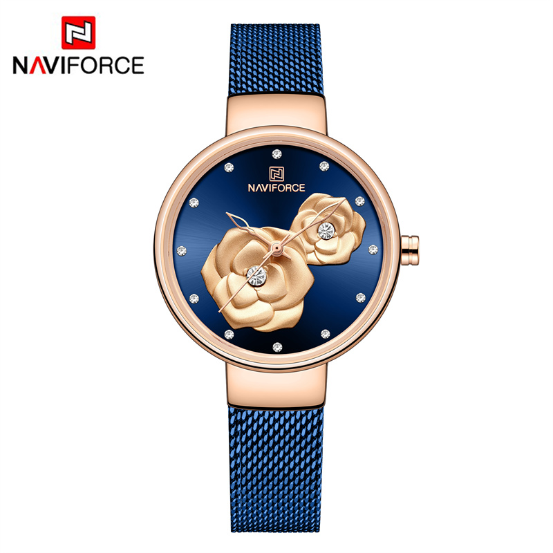 Đồng Hồ Naviforce Đồng Hồ Mới  - đánh giá và giá Stainless Mesh Band