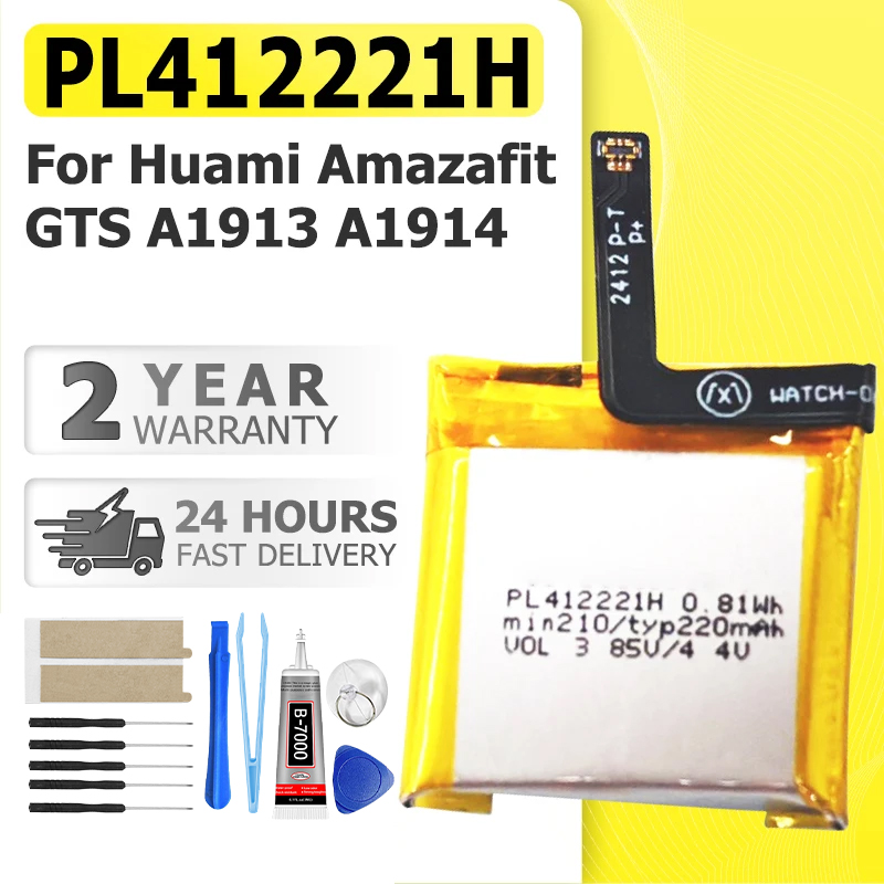 PL412221H Brand-New Battery Fo - đánh giá và giá Smartwatch A1914